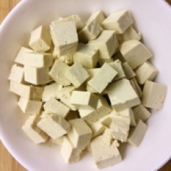 Tofu-Würfel